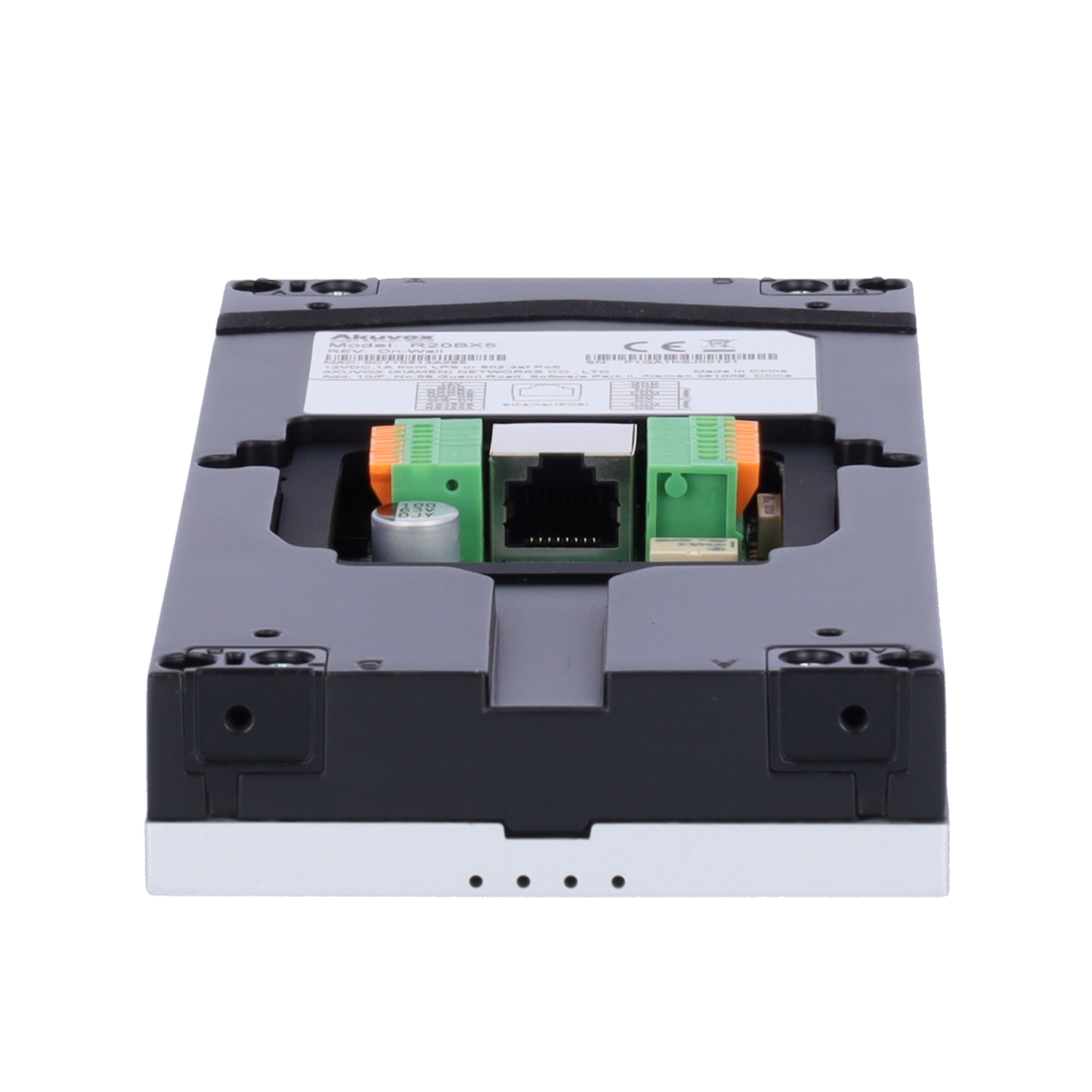 Placa videoportero - IP - superficie - Akuvox - 5 viviendas - Cámara 2 Mpx - sin WiFi, PoE - IP65 - Acceso MIFARE/EM/NFC - Ref. AK-R20B-5B - Imagen 3