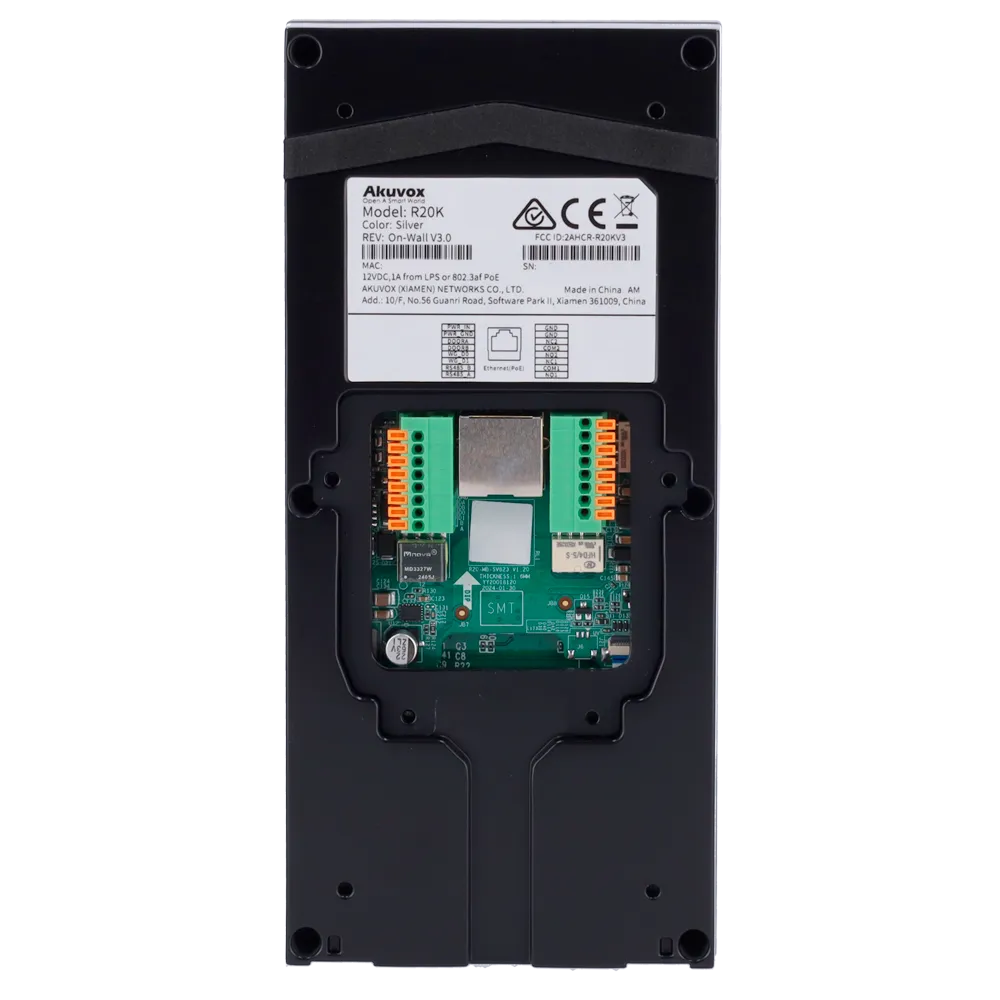 Placa Videoportero IP Akuvox AK-R20K 2Mpx MIFARE NFC PoE
