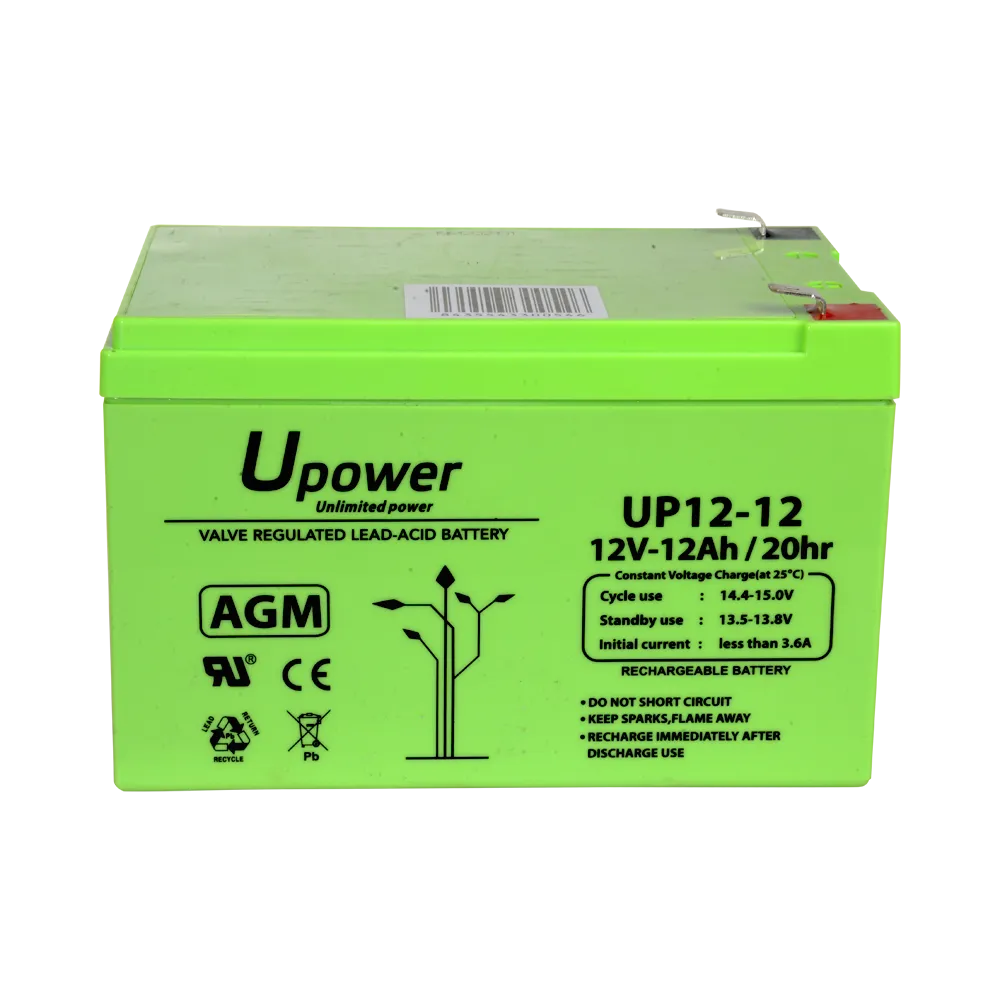 Batería BATT-1212-U 12V 12Ah AGM para Centrales Incendio