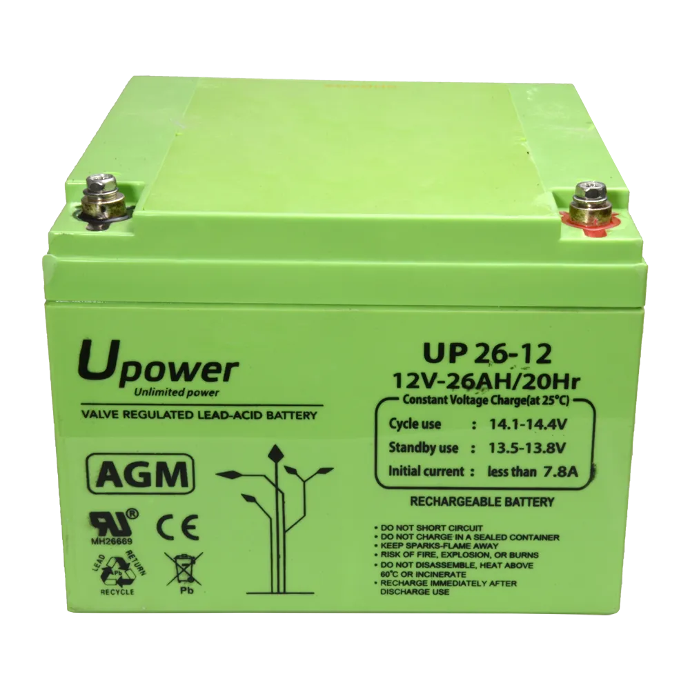 Batería Recargable BATT-1226-U para Centrales de Incendio