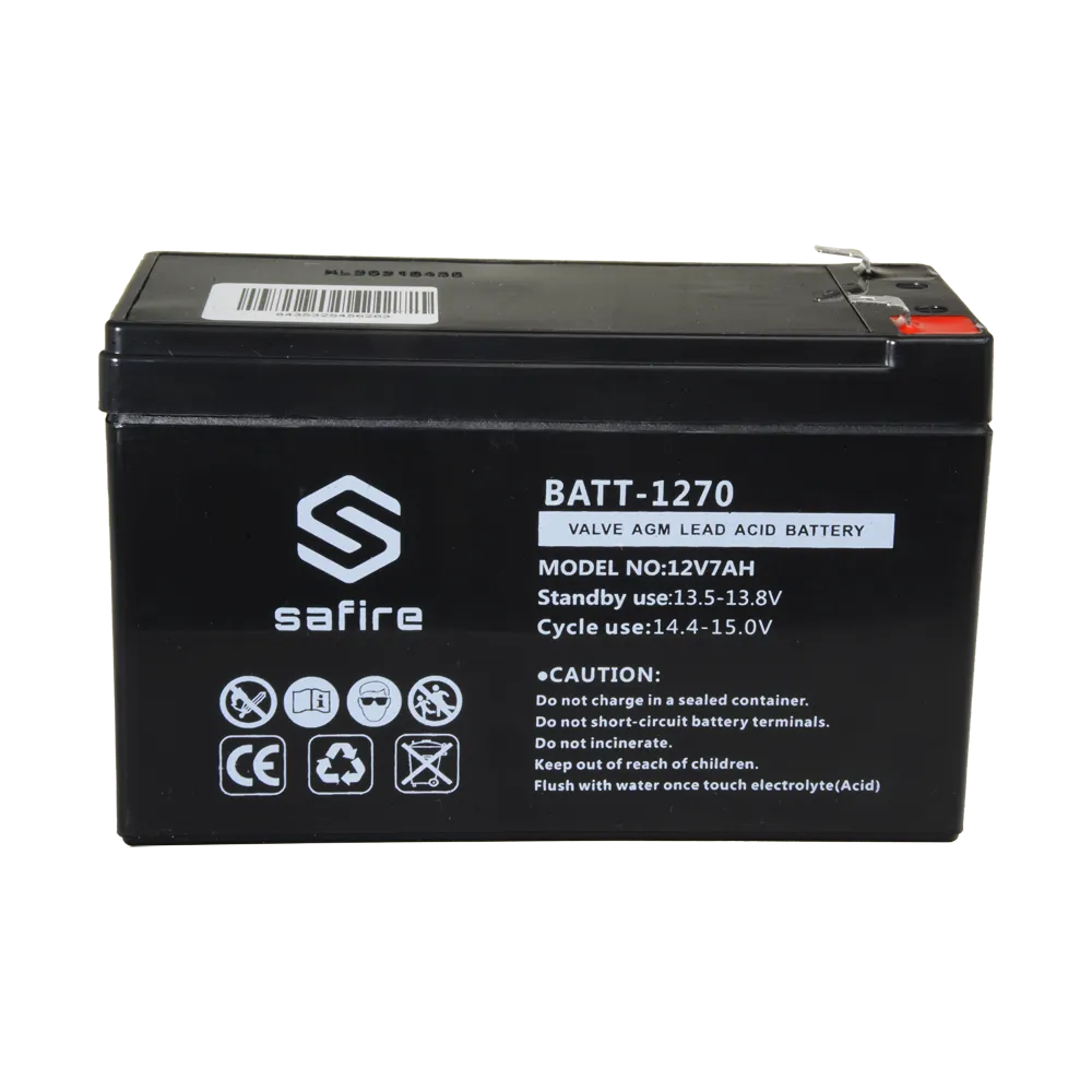 Batería BATT-1270 12V 7Ah Centrales Incendio
