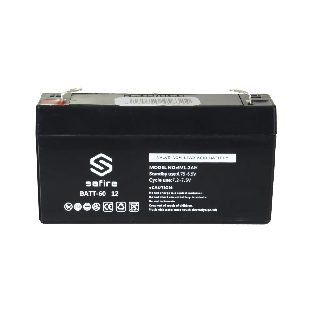 Batería BATT-6012 6V 1.2Ah AGM para Centrales de Incendio
