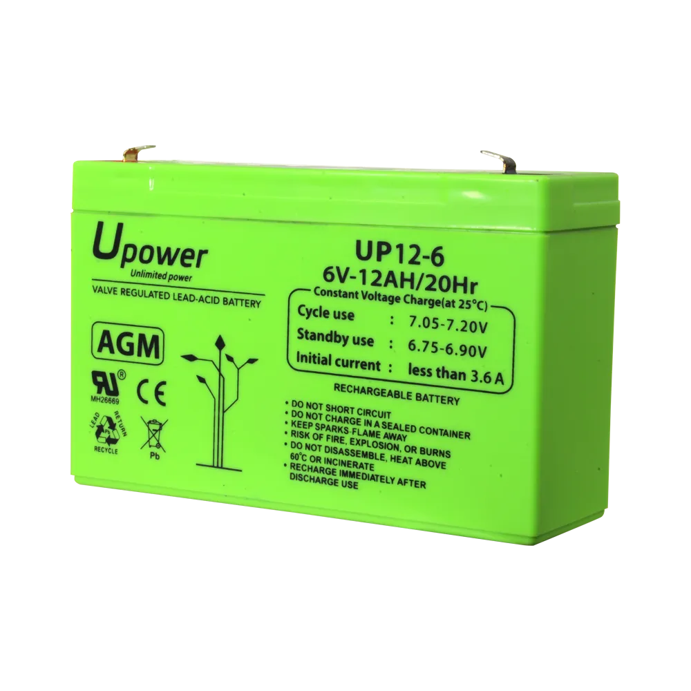 Batería Recargable 6V 12Ah BATT-6012-U para Centrales