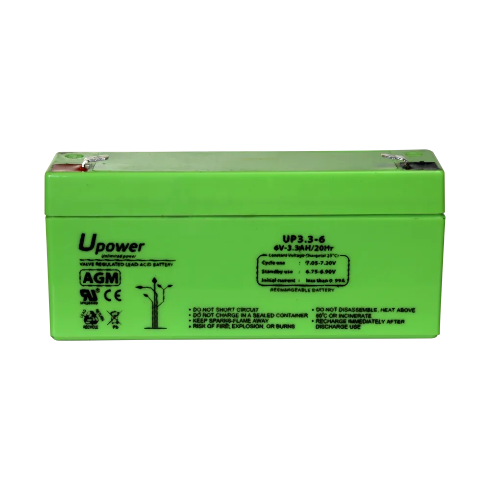 Batería Recargable BATT-6033-U para Centrales de Incendio