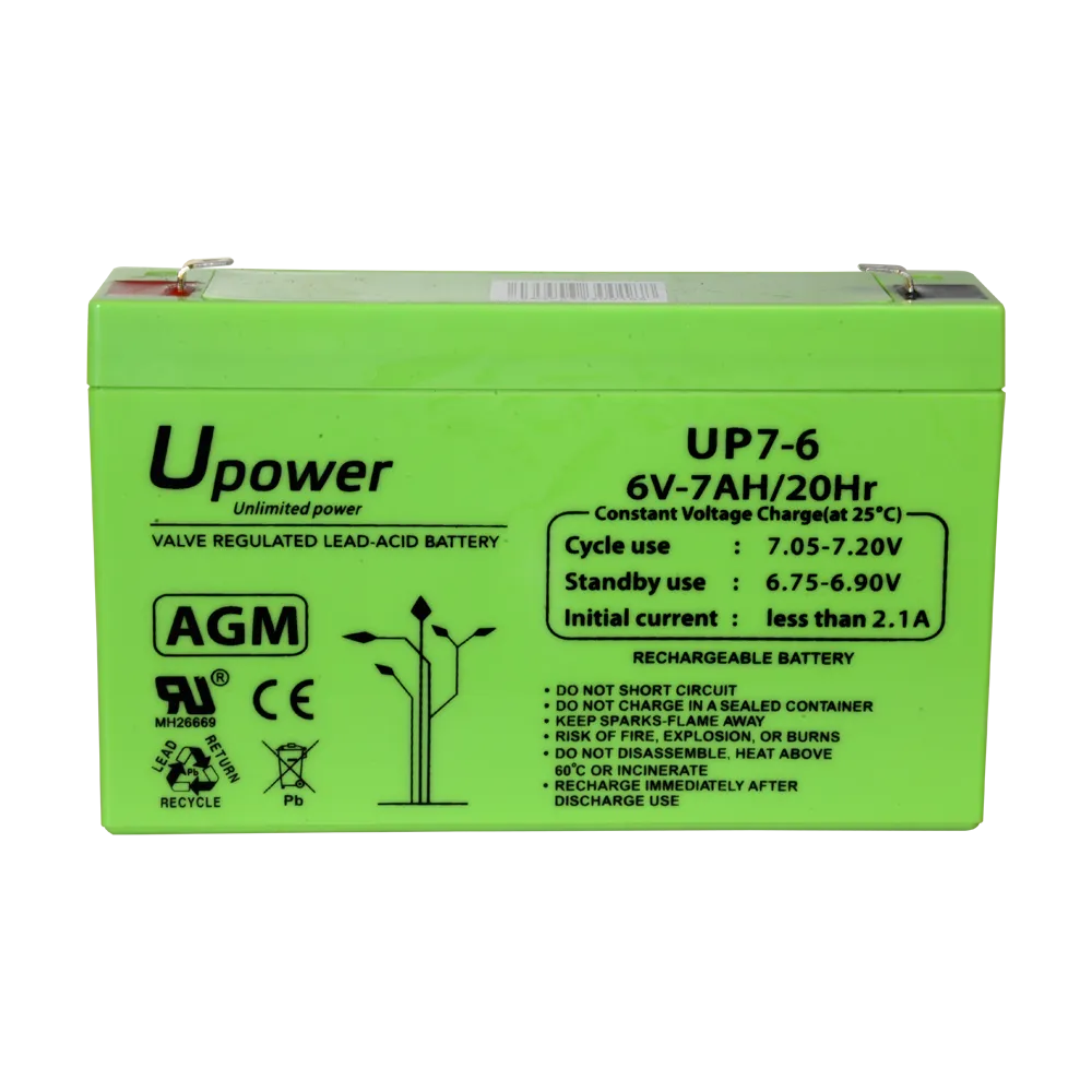 Batería Recargable 6V 7Ah BATT-6070-U para Centrales