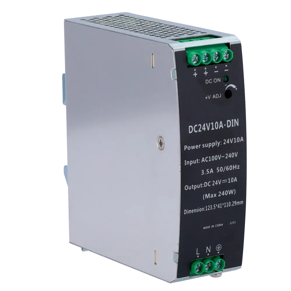 DC24V10A-DIN Fuente Conmutada 24V 120W Carril DIN