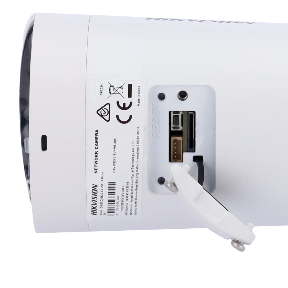 Cámara IP Hikvision DS-2CD2083G2-LI2U(2.8mm) 8MP Bullet
