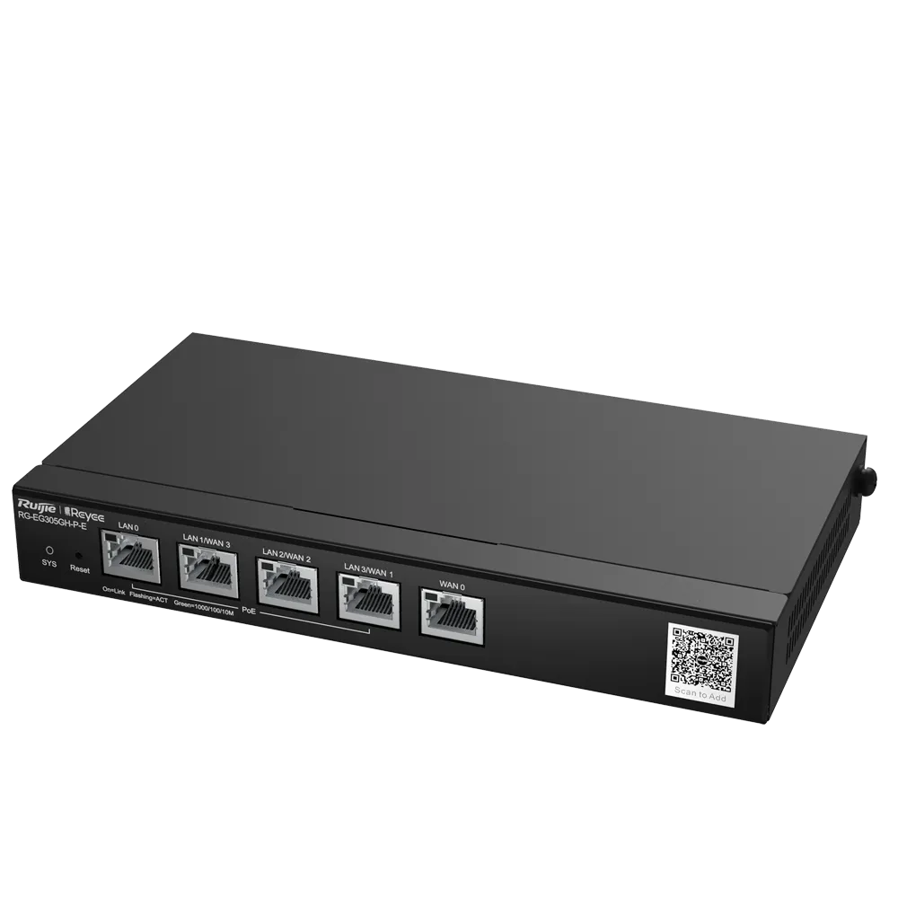 Router Industrial PoE Reyee RG-EG305GH-P-E 5 Puertos Gigabit