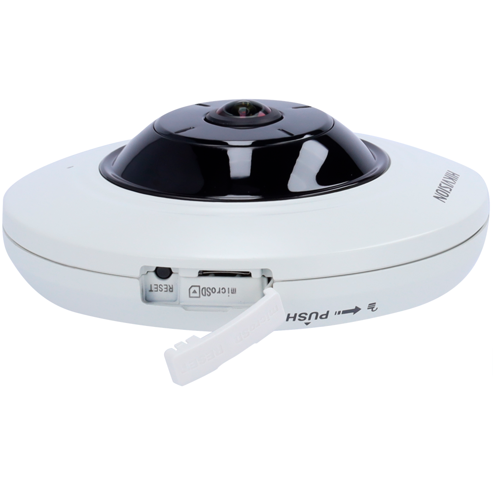 Hikvision DS-2CD2955G0-ISU(1.05mm) Cámara Fisheye – IP · 5MP · Interior · IR · PoE - Imagen 3