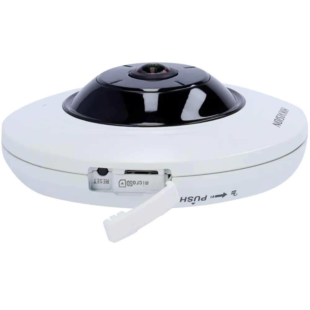 Hikvision DS-2CD2955G0-ISU(1.05mm) Cámara Fisheye 5MP PoE