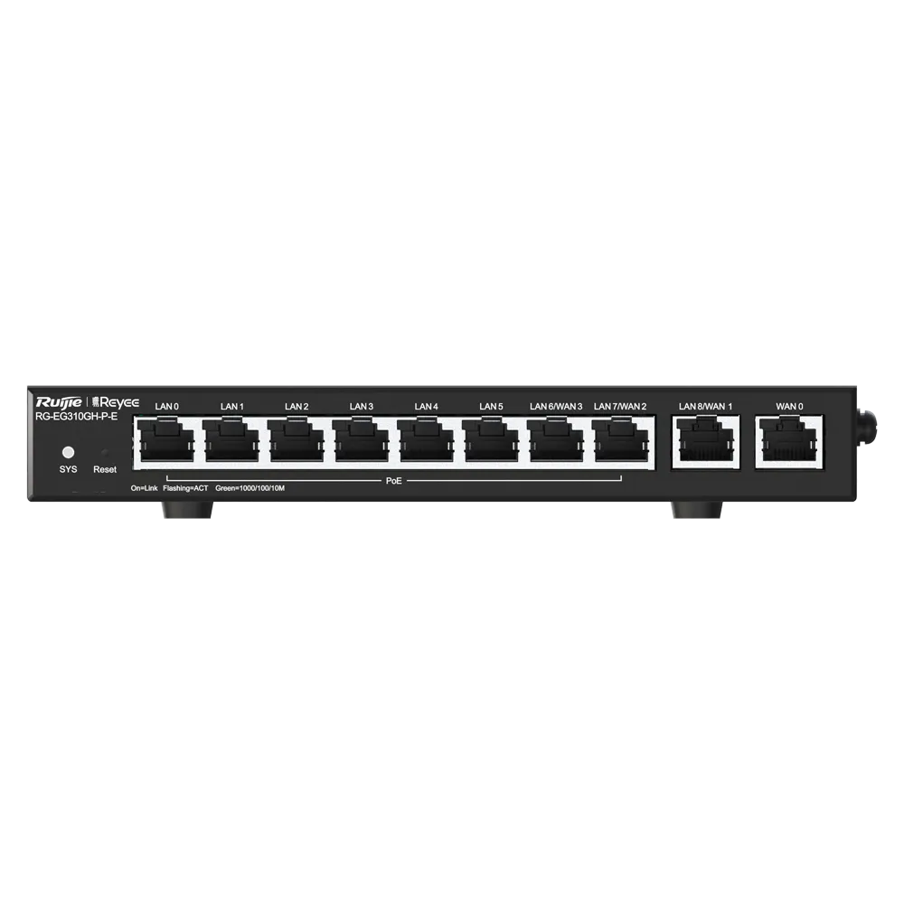 Router Industrial PoE Reyee RG-EG310GH-P-E 10 Puertos