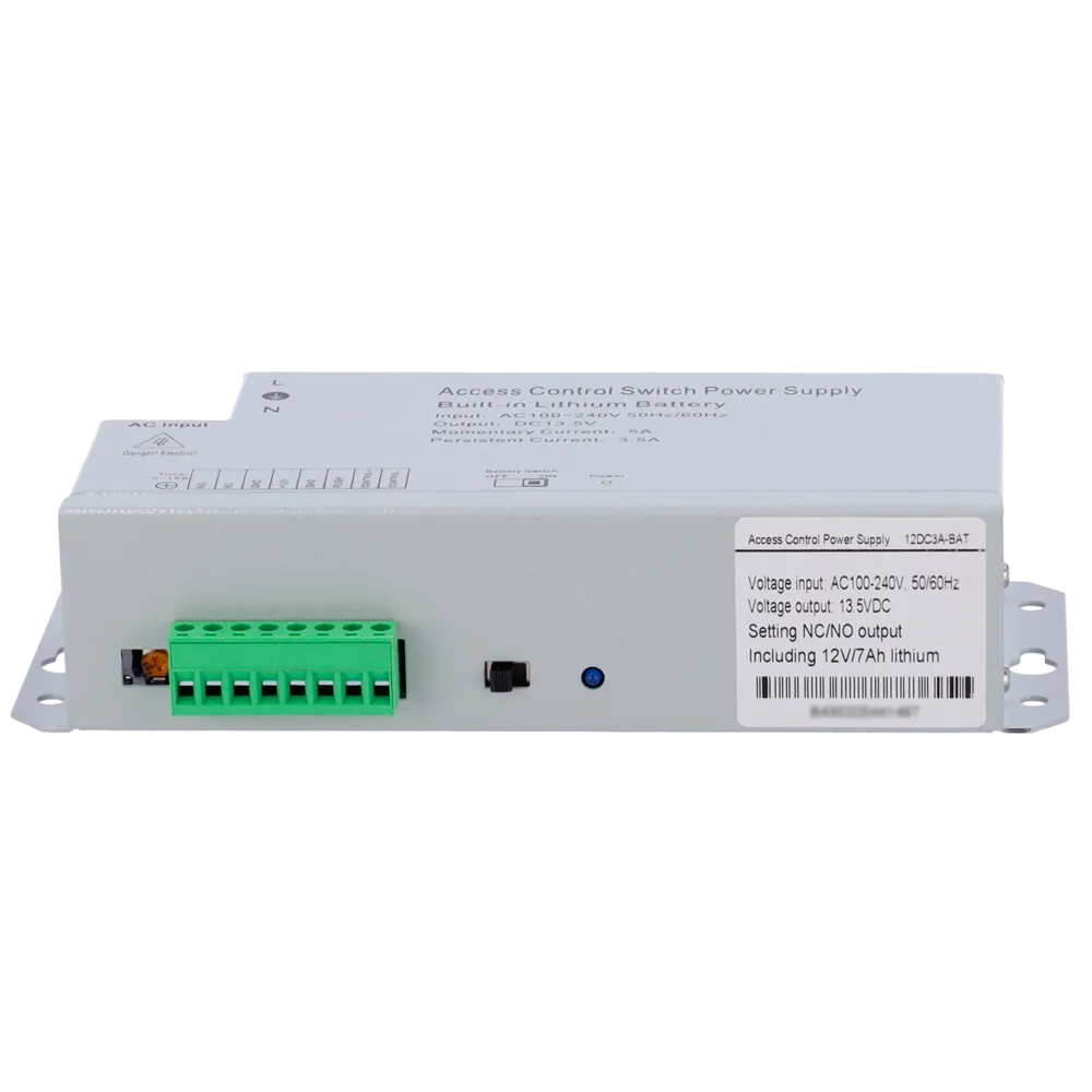 AC-12DC3A-BAT Fuente Alimentación Batería Control Accesos