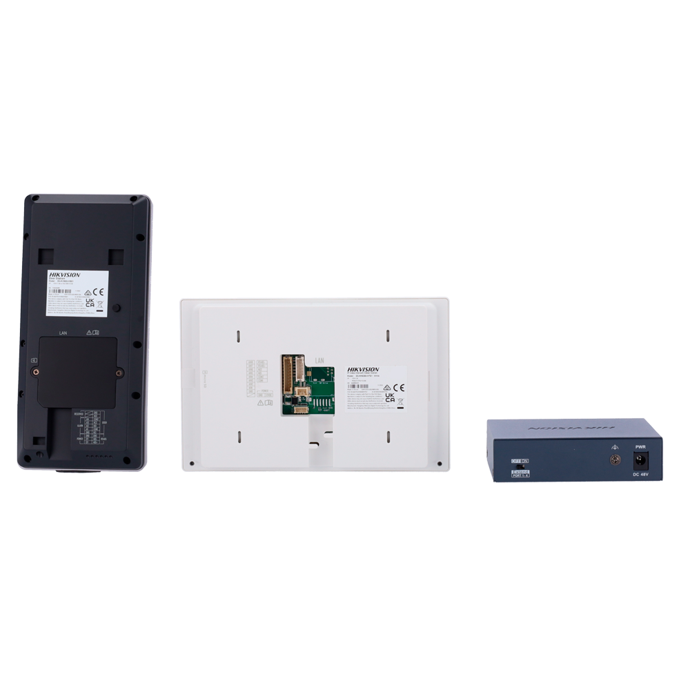 Kit Videoportero IP WiFi PoE Hikvision DS-KIS902-S - Reconocimiento facial - Imagen 3