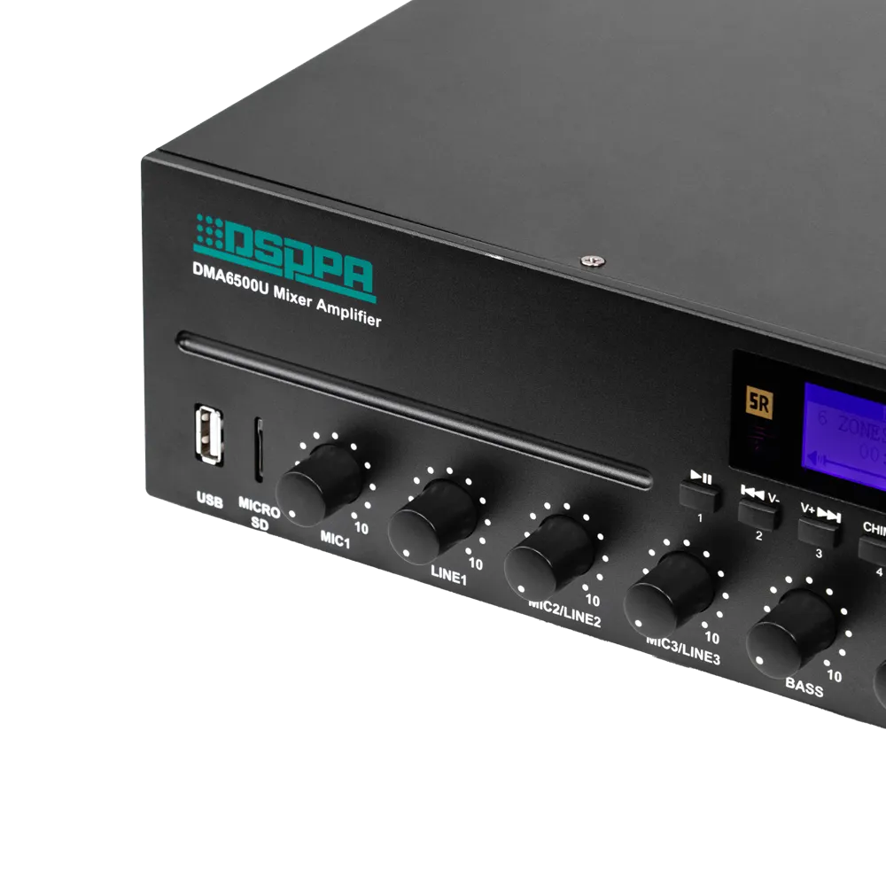 DSPPA-DMA6500U Amplificador Mezclador Digital 500W 100V