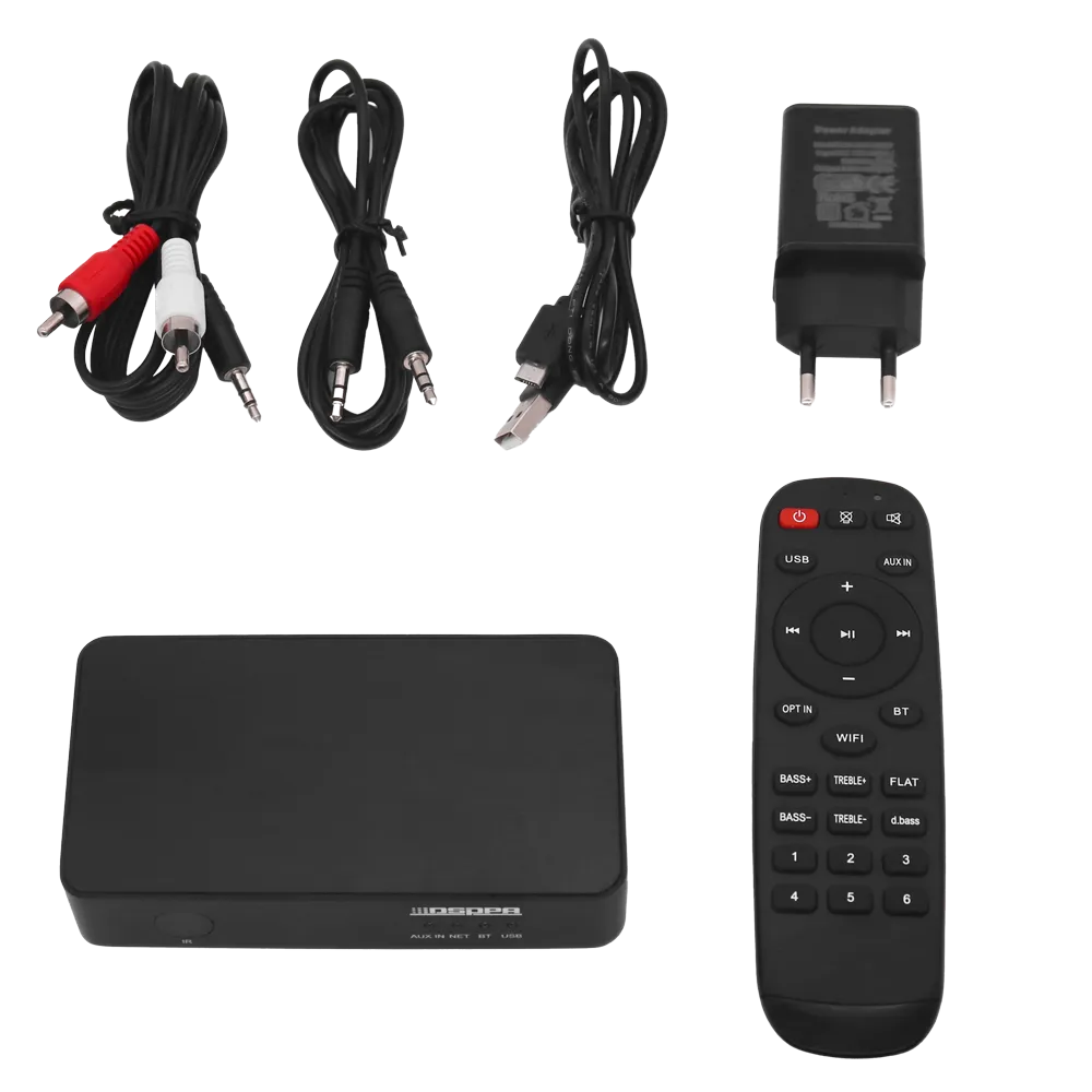 DSPPA-DW01 Preamplificador WiFi Bluetooth USB Streaming
