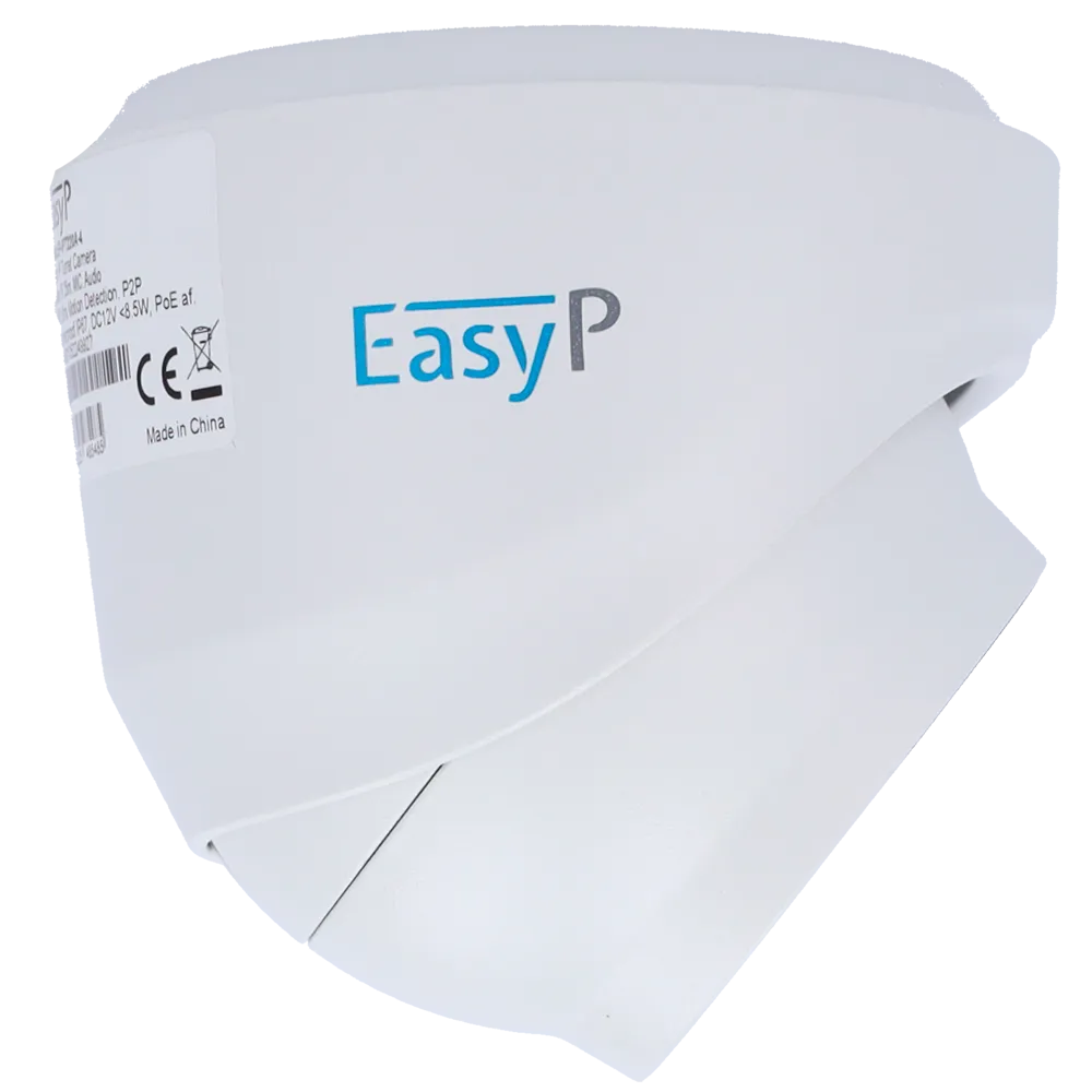 Cámara IP Turret 4MP EASY-P EP-IPT220A-4 IR 25m IP67