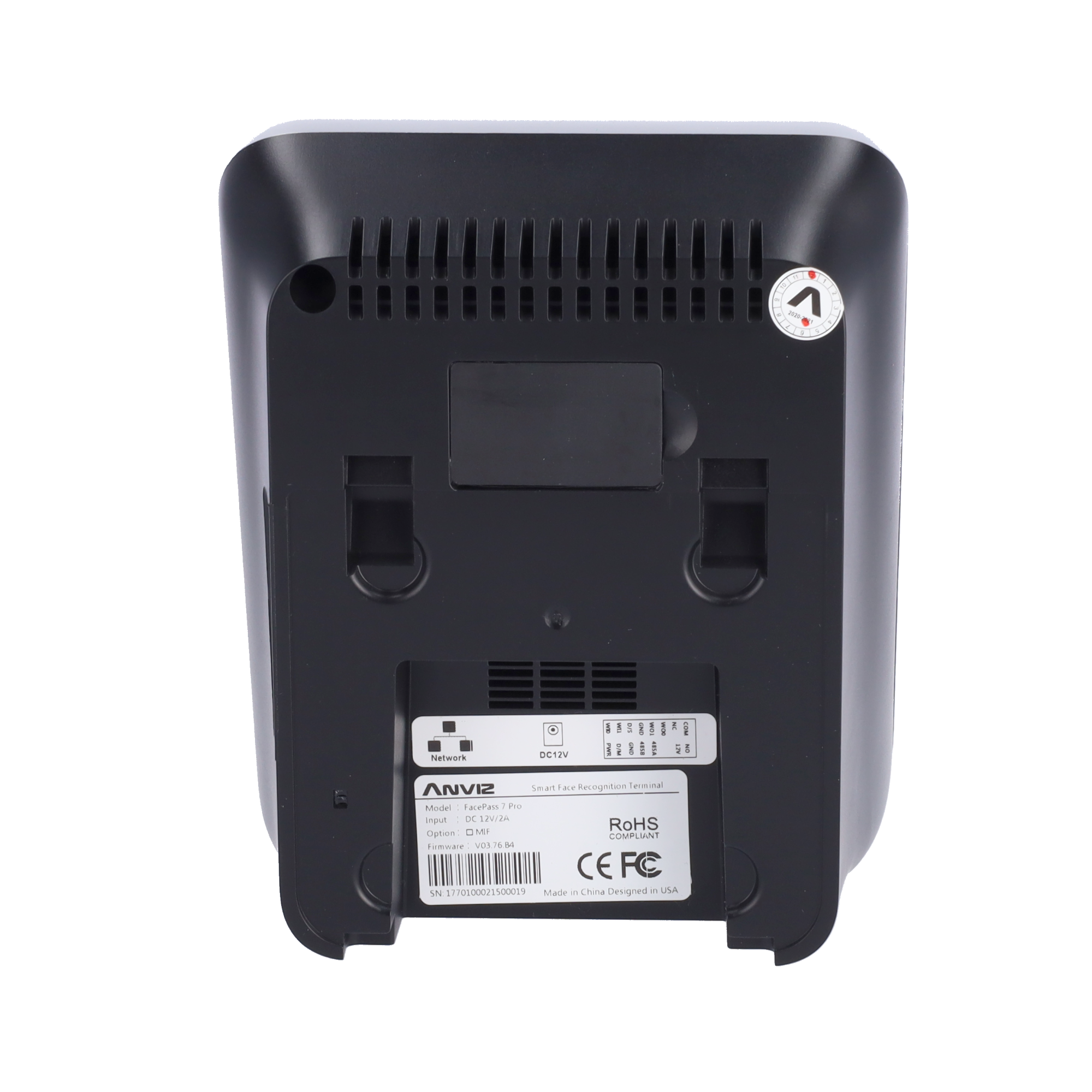 Control de presencia - Anviz - Facial + Tarjeta + PIN/Teclado - WiFi + IP/Ethernet + USB - Imagen 3