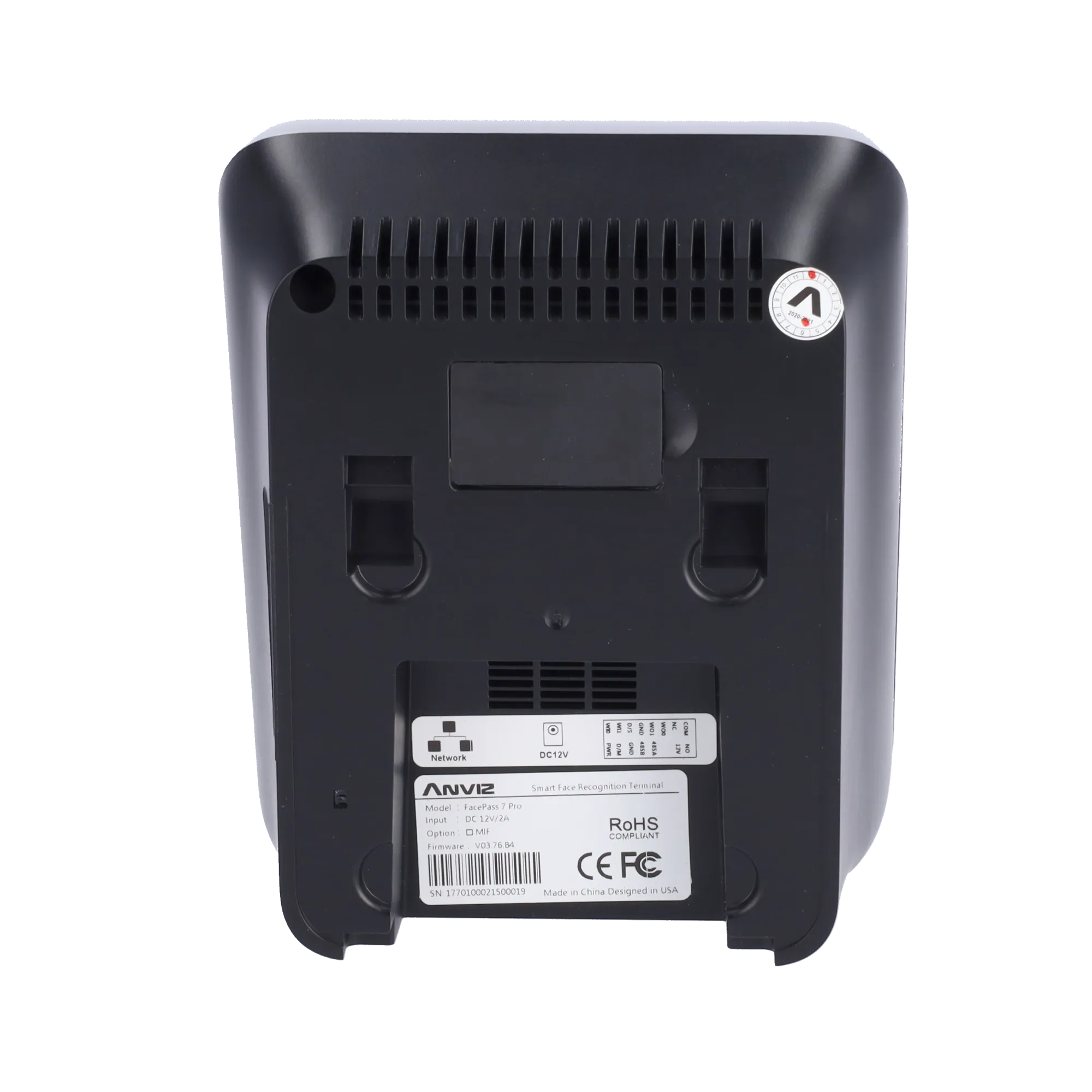 Control Presencia Anviz FACEPASS7-PRO Facial WiFi IP