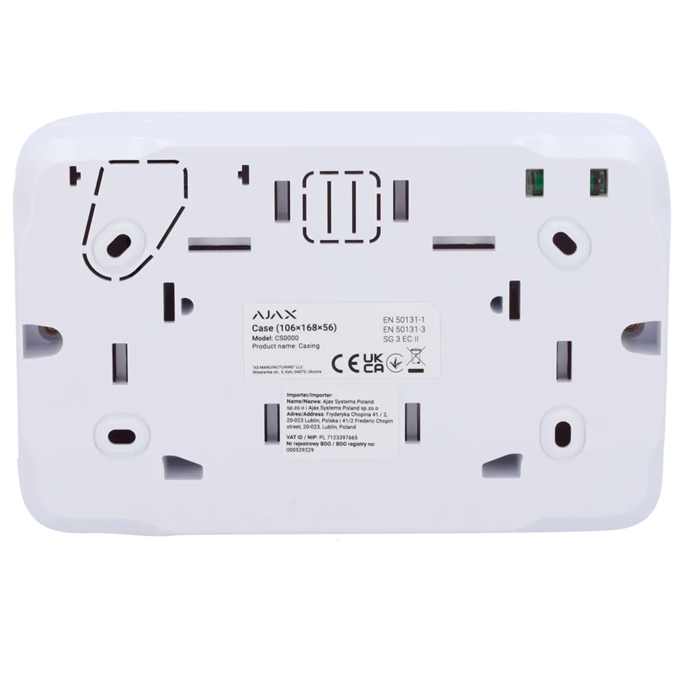 Caja Protectora AJAX FIBRA-CASE-A106-W Case A Blanca