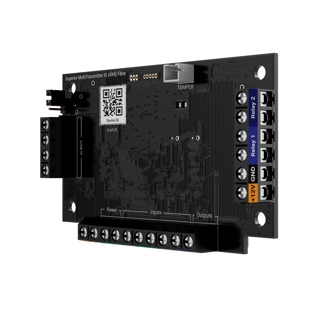 AJAX - FIBRA-MULTITRANSMITTER-IO4X4 - Expansor / módulo Fibra Grado 3 - Imagen 3