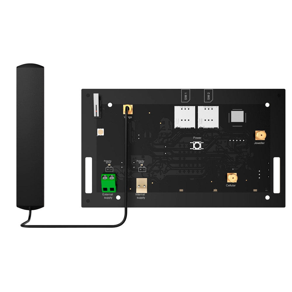 Ajax - AJ-HUBBP-W - Central intrusión Hub Grado 2 Inalámbrica 4G/Dual SIM - Imagen 3
