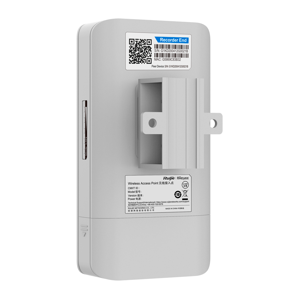 Reyee - RG-EST100-E - Radioenlace Wi‑Fi 4 2.4 GHz PoE Alcance 500 m - Imagen 3