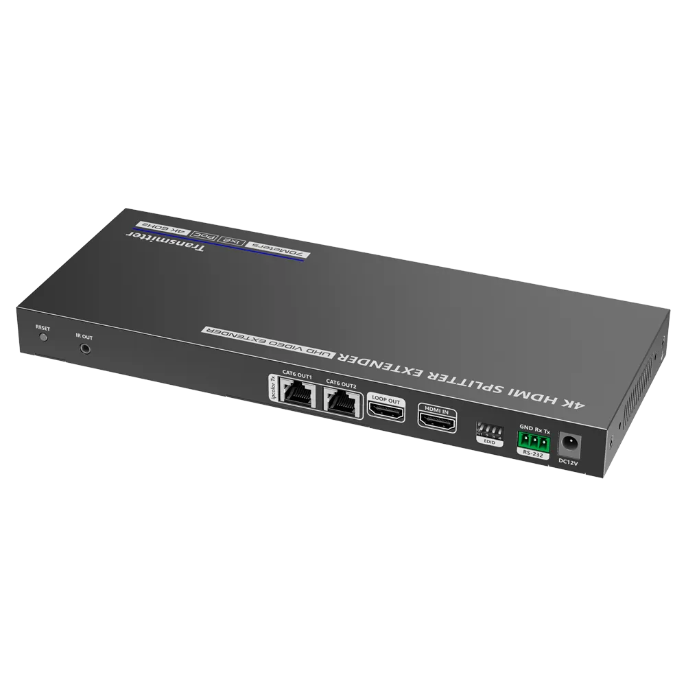Splitter HDMI 1:2 4K 60Hz HDMI-SPL-1x2-4K60-CAT6