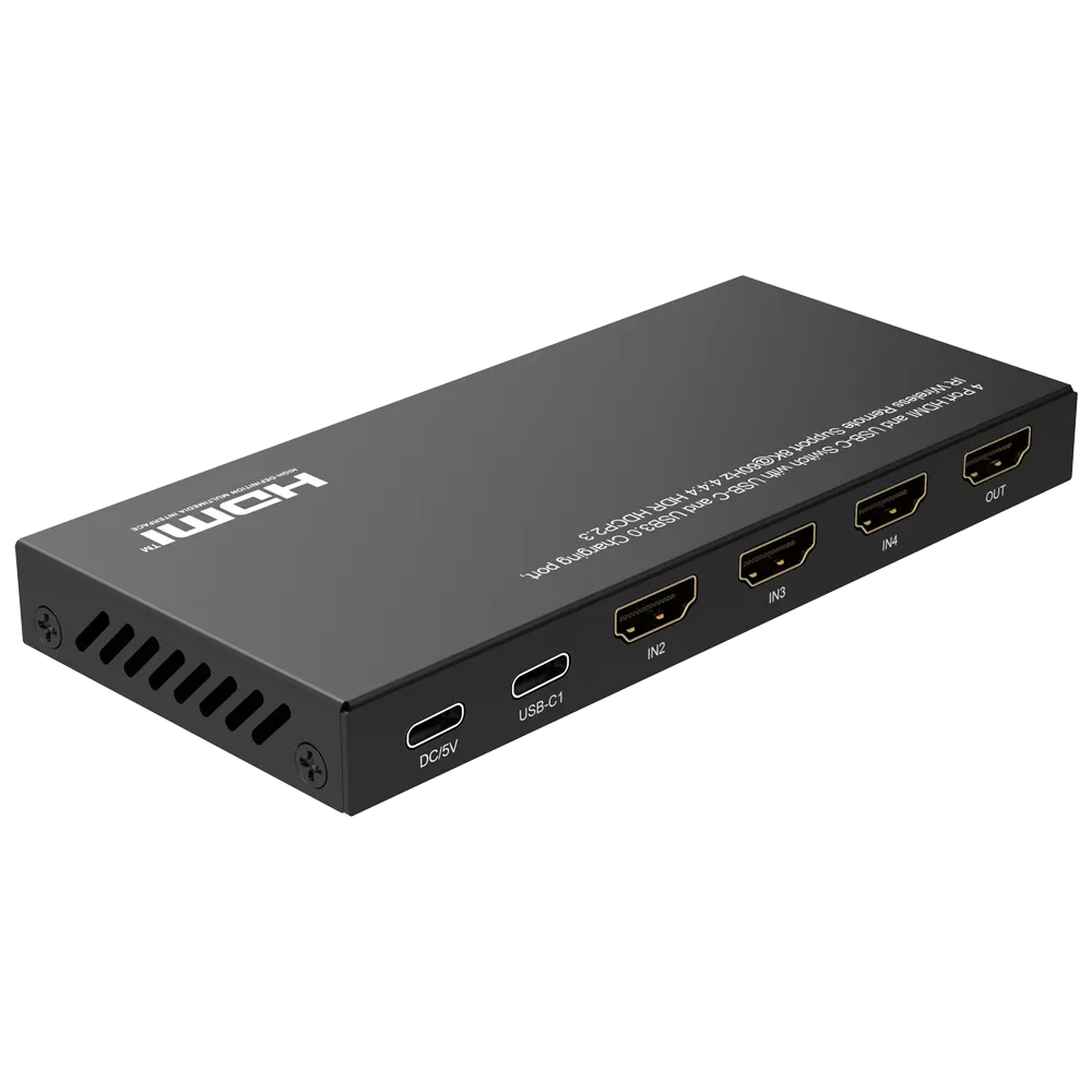 Switcher HDMI 4:1 8K 60Hz USB-C HDMI-SW-4x1-8K60