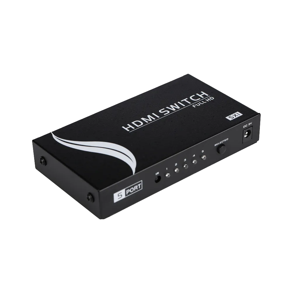 Switch HDMI 5:1 4K HDMI-SWITCH-5-1-4K Conmutador Vídeo