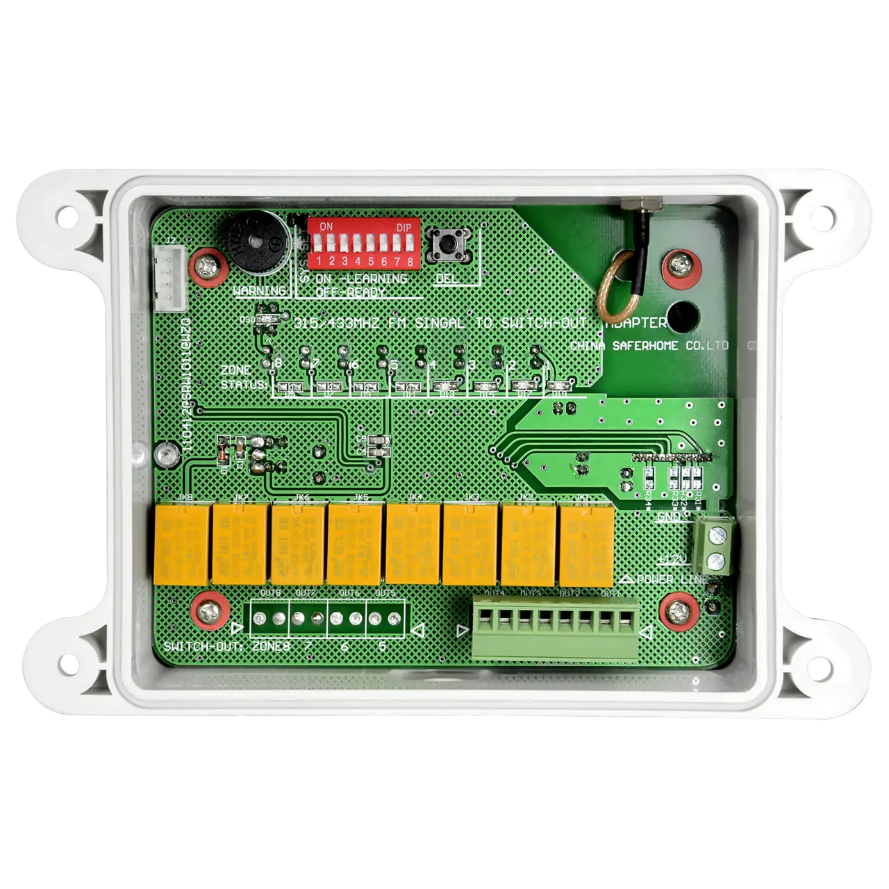 Receptor IB-SH-REC-4 Barreras Infrarrojas 4 Canales
