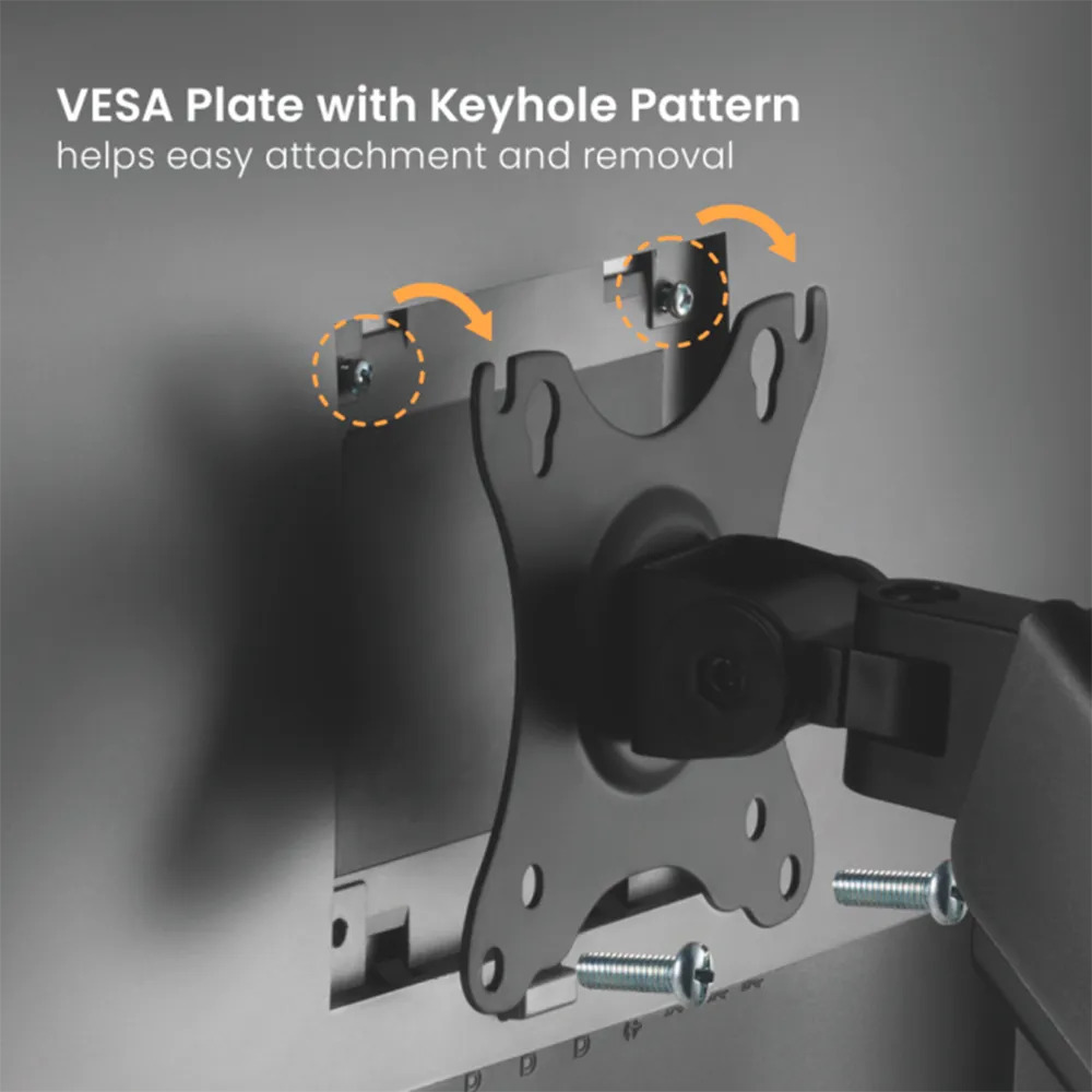 Soporte Pantalla Techo Pared LDT46-C012E hasta 9kg