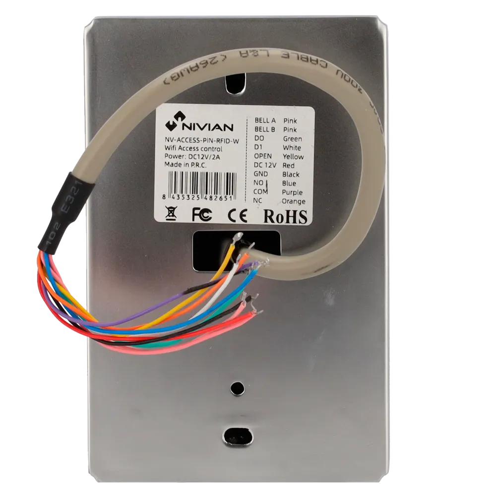 Control Acceso NV-ACCESS-PIN-RFID-W Nivian Tarjeta EM PIN