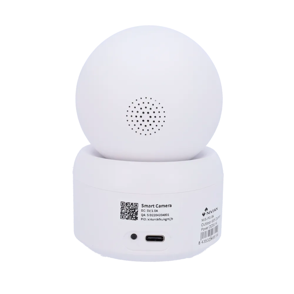 Cámara WiFi Interior 3MP Nivian NVS-IPC-IS4 Motorizada IA