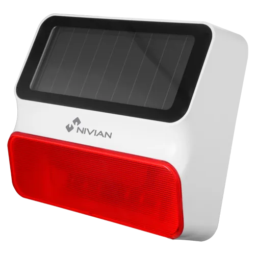 Sirena Exterior Inalámbrica Solar Nivian NVS-S8A-U1 100dB