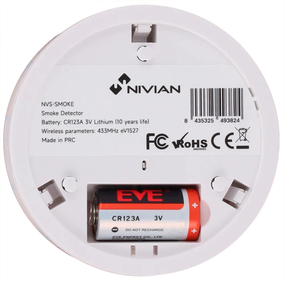 Nivian Smart NVS-SMOKE Detector Humo Inteligente Incendios