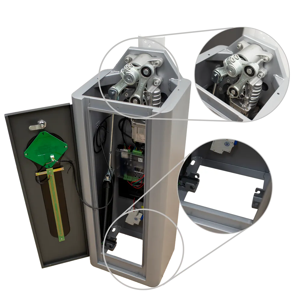 Mando Pack 2 ZKTeco PB-PARKBARRIER-PRO303-FD3-L Parking