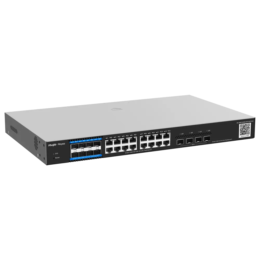 RG-NBF5200M-8FS16GT4XS Switch L3 Gestionado 10G Cloud