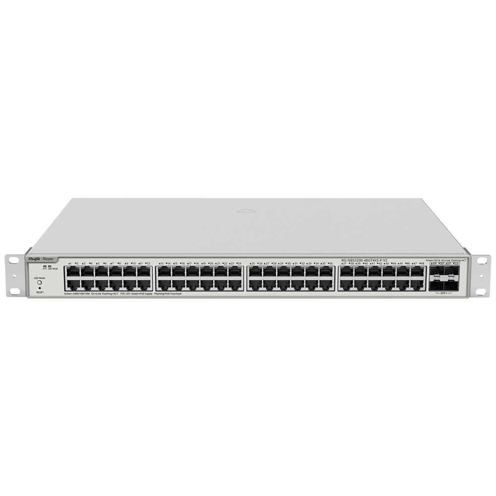 RG-NBS3200-48GT4XS-P-V2 - Switch L2+ 48P 4xSFP+ PoE Cloud - Imagen 3