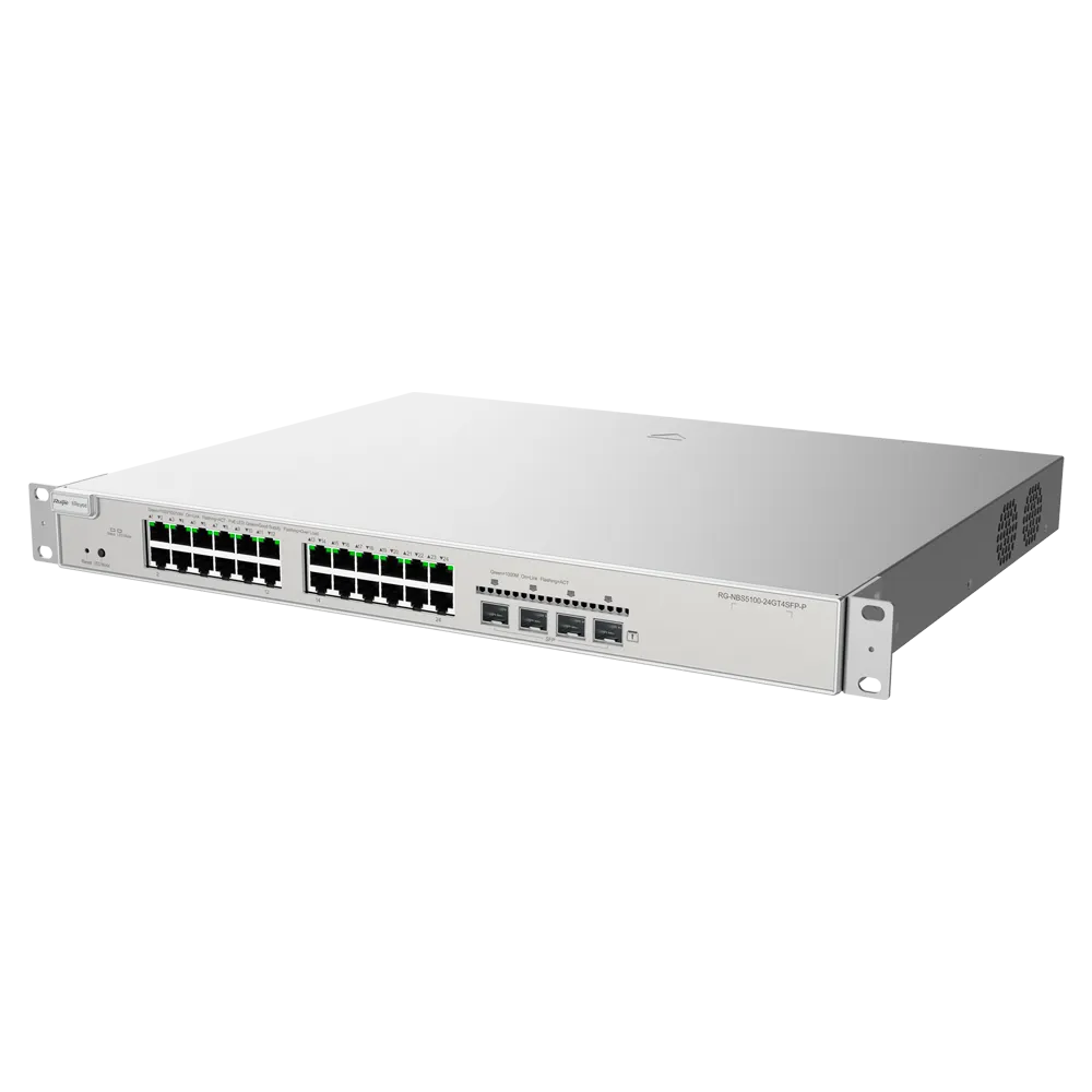 Switch L3 PoE RG-NBS5100-24GT4SFP-P 24 Puertos Gigabit