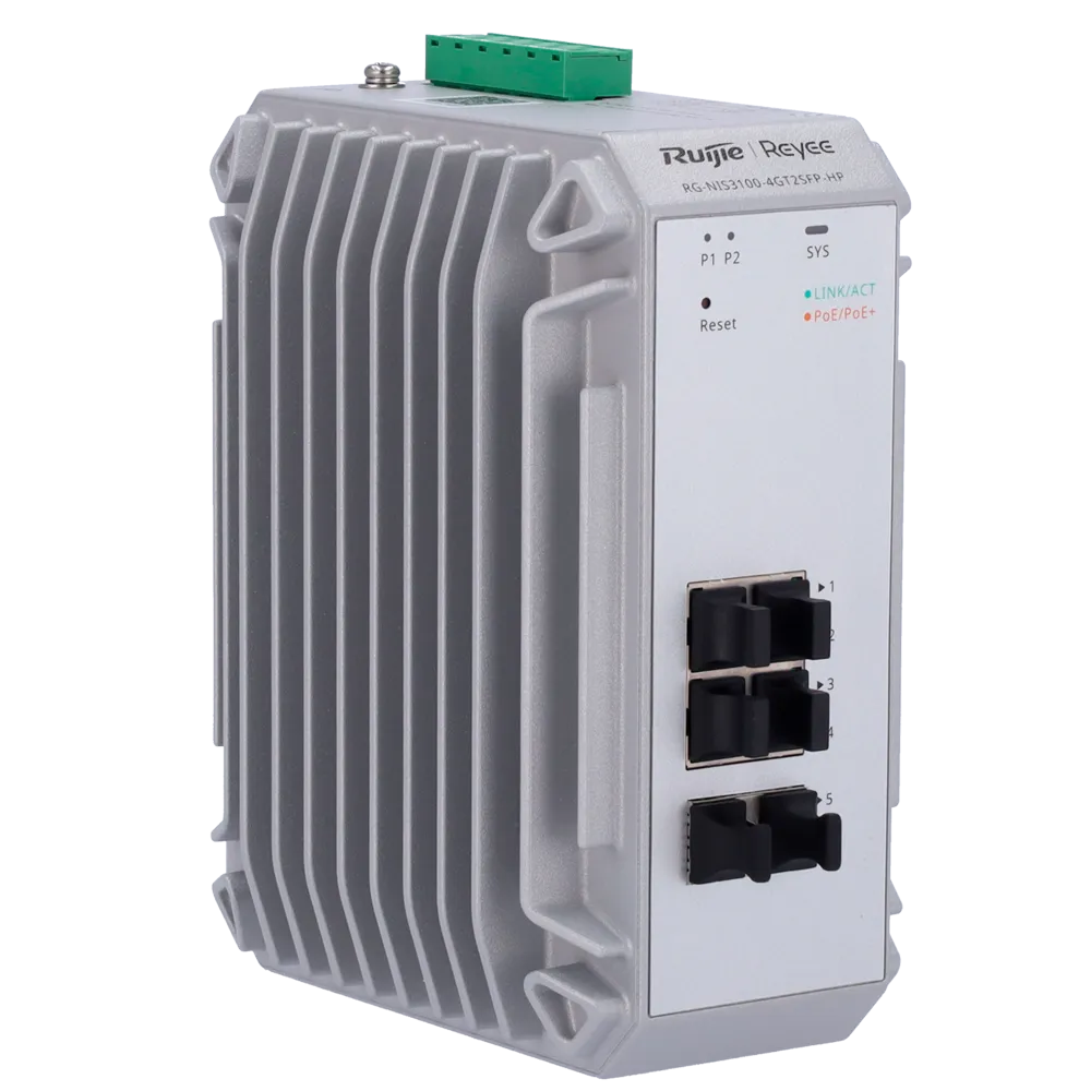 Switch Industrial PoE Gestionable RG-NIS3100-4GT2SFP-HP