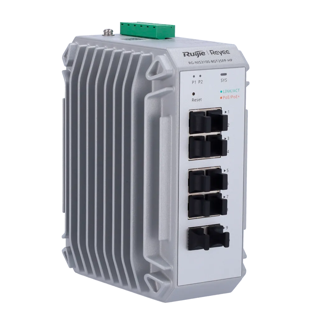 Switch Industrial Reyee RG-NIS3100-8GT2SFP-HP 8P Gigabit PoE