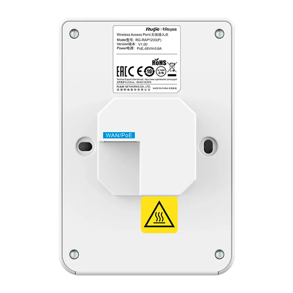 Punto de Acceso Wi-Fi 5 Dual Band RG-RAP1200(P) Reyee PoE