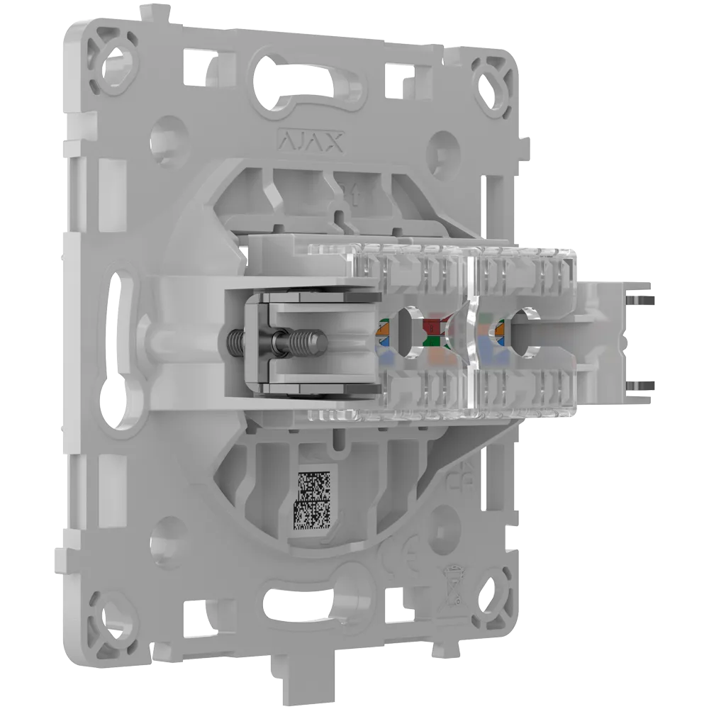 AJAX AJ-OUTLETCORE-LAN-W Enchufe LAN Cableado Blanco