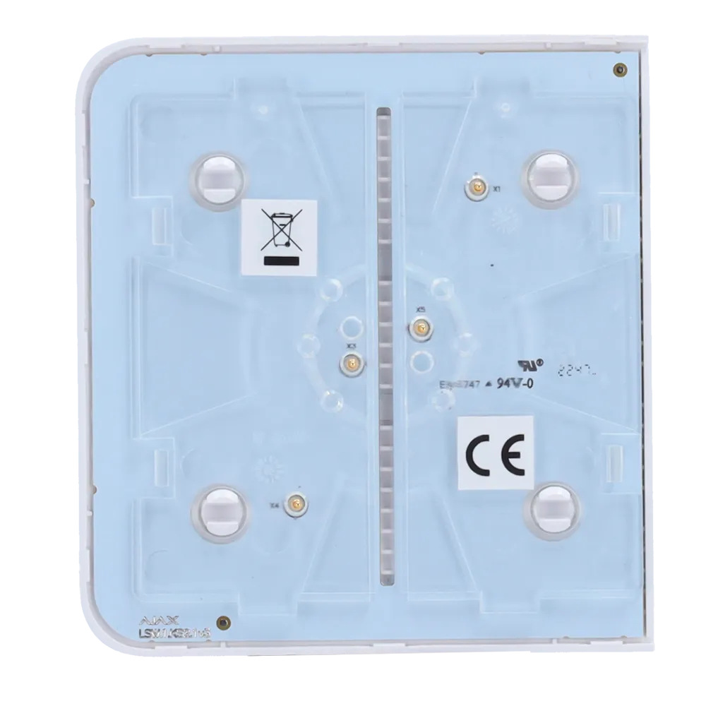 Ajax SideButton AJ-SIDEBUTTON-1G2W-W Interruptor Blanco