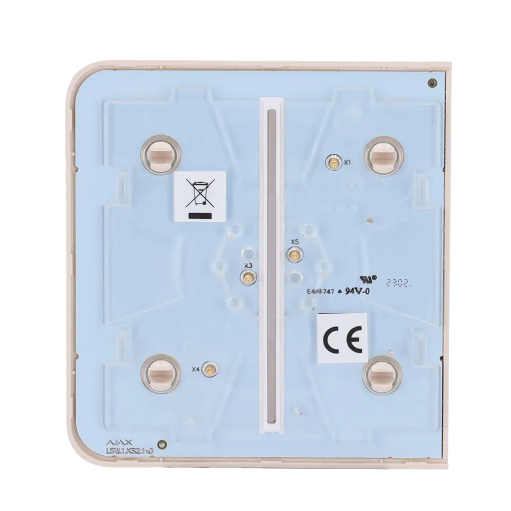 AJAX AJ-SIDEBUTTON-2G-IVO Interruptor Marfil SmartHome