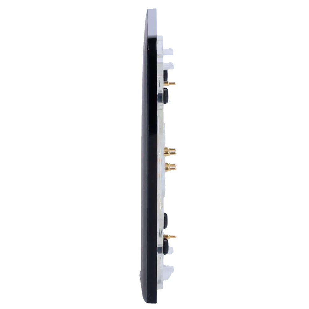 Panel Táctil Ajax AJ-SIDEBUTTON-DIMMER-B-VERT Negro Regulable