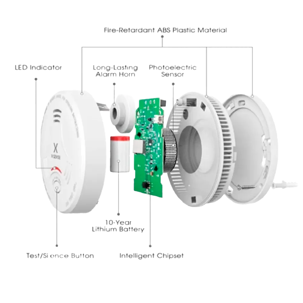 Detector de Monóxido de Carbono X-Sense SD11 Autónomo