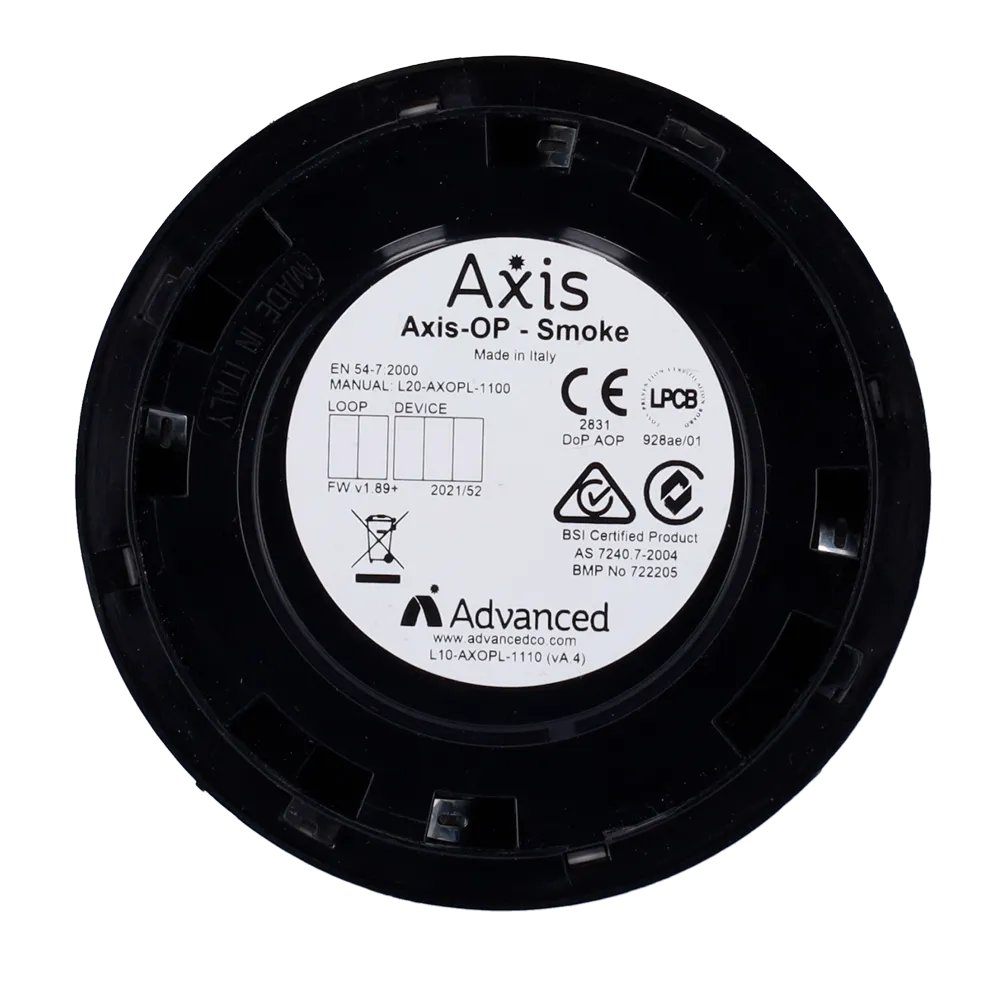 Detector CO Analógico ADV-AXIS-OP Advanced Axis EN