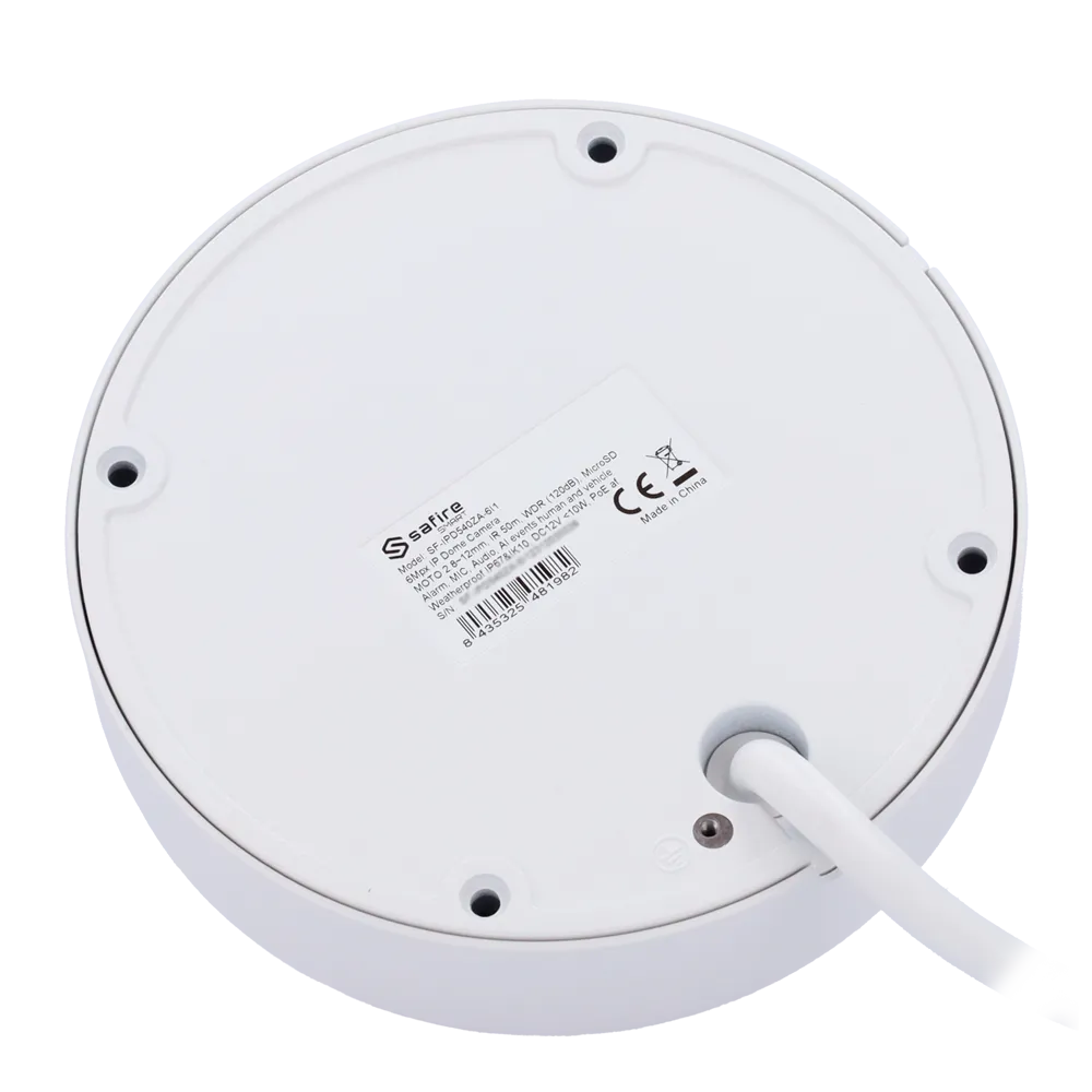 Safire SF-IPD540ZA-6I1 Cámara Domo IP 8MP IA Exterior