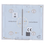 AJAX AJ-CENTERBUTTON-1G2W-W-VERT Interruptor Blanco 2W